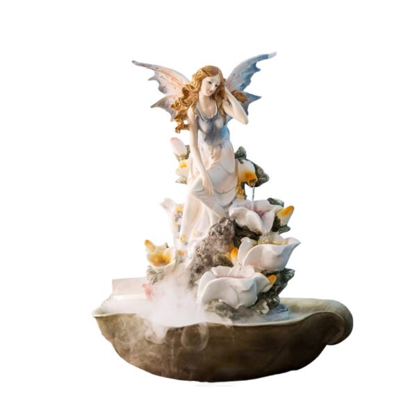 Blue fairy water feature