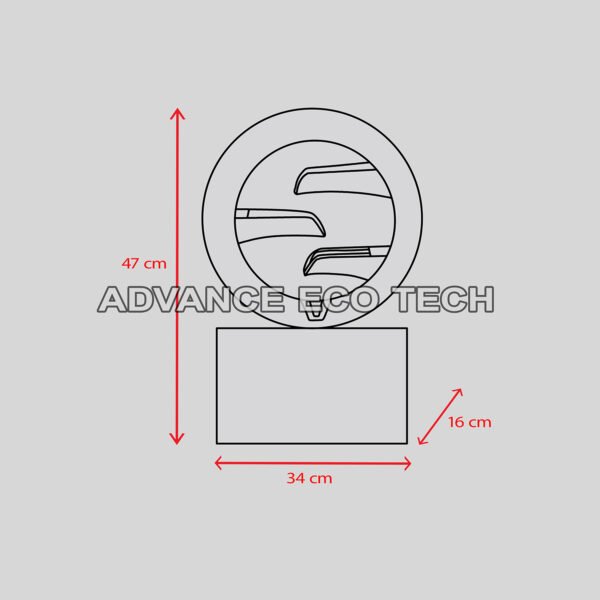 2D FlowRing Water Feature