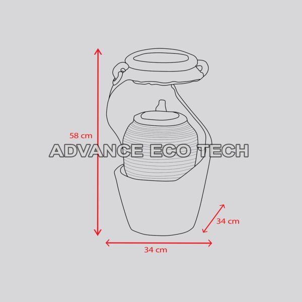 2D Vaseception Water Feature