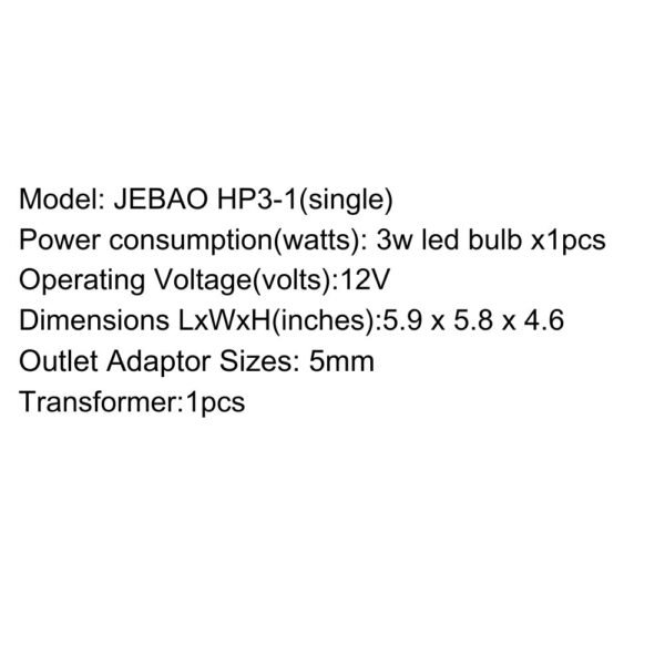 JEBAO Underwater Light – HP3 Series