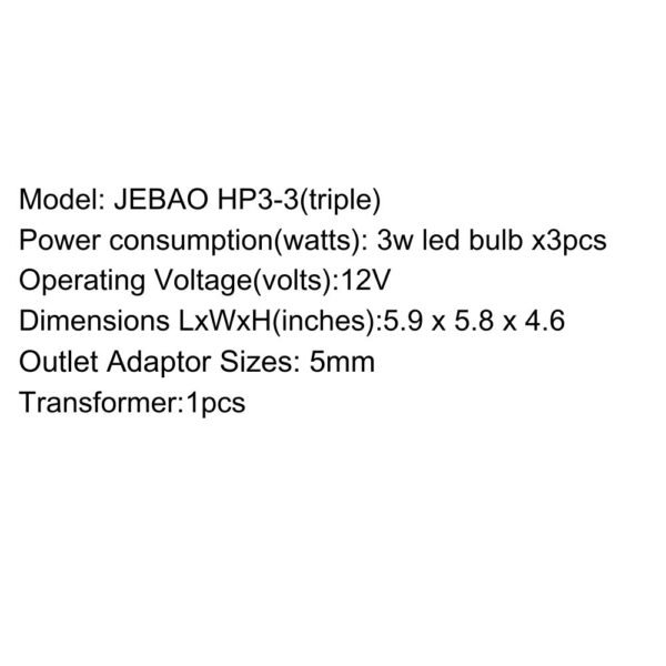 JEBAO Underwater Light – HP3 Series