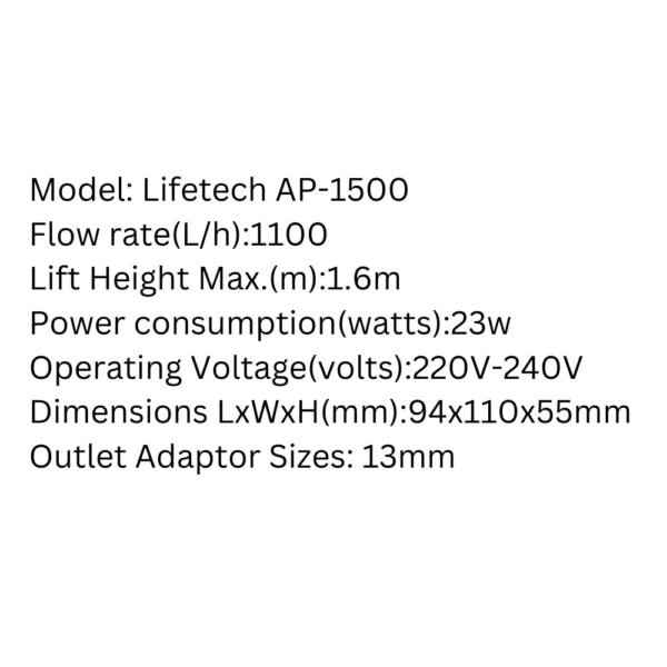 LIFETECH Submersible Pump – AP Series