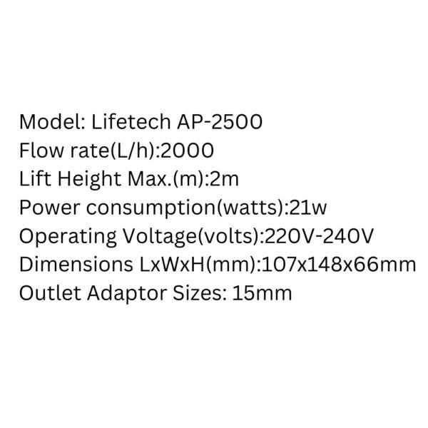 LIFETECH Submersible Pump – AP Series
