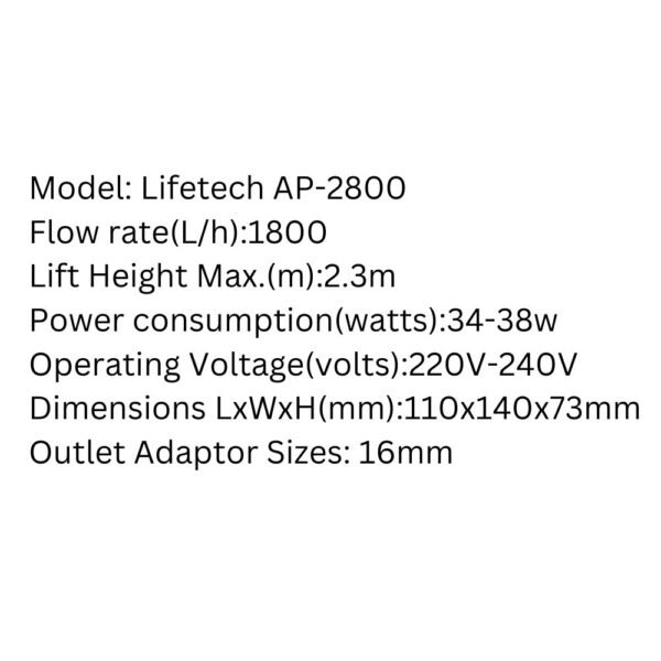 LIFETECH Submersible Pump – AP Series