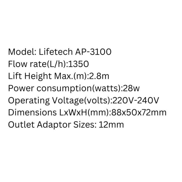 LIFETECH Submersible Pump – AP Series