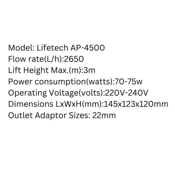 LIFETECH Submersible Pump – AP Series