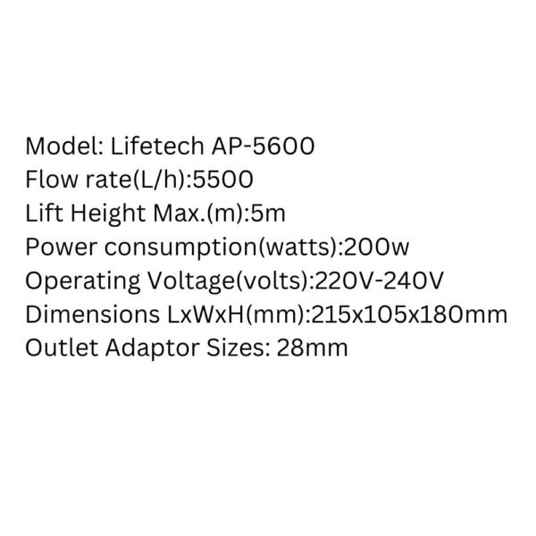 LIFETECH Submersible Pump – AP Series