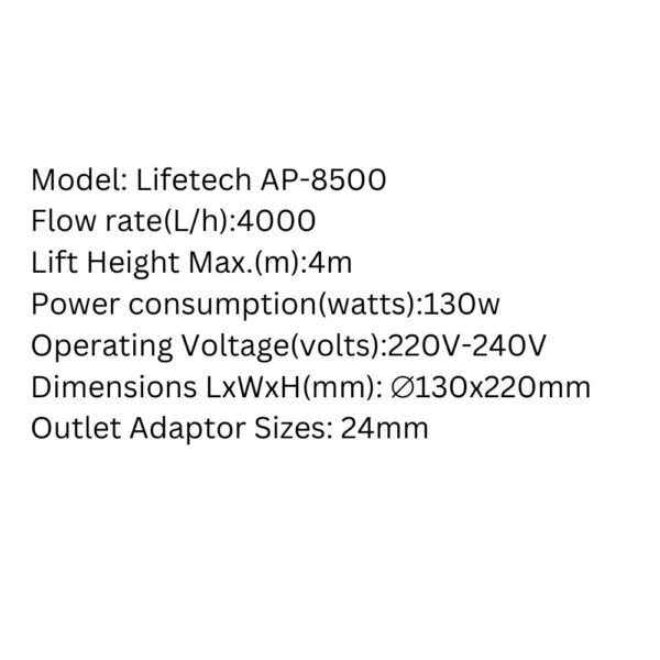 LIFETECH Submersible Pump – AP Series