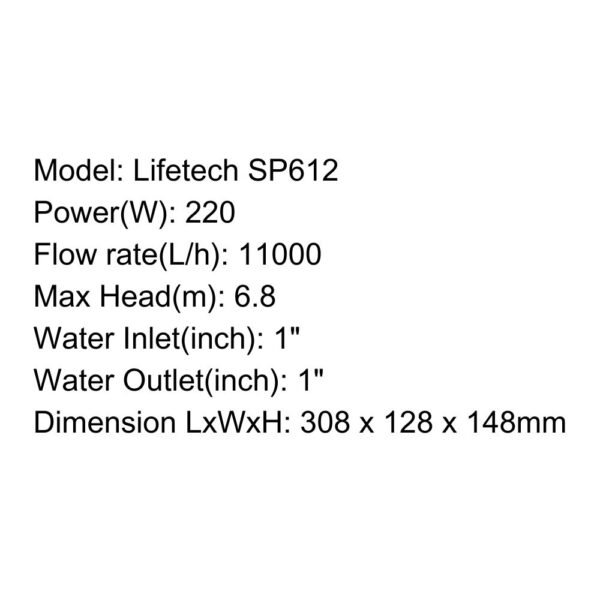 LIFETECH Submersible Pump – SP Series