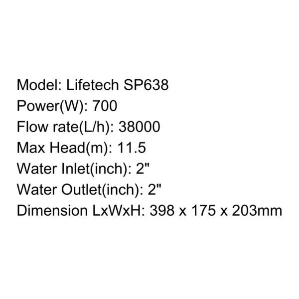 LIFETECH Submersible Pump – SP Series
