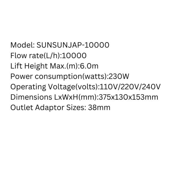 SUNSUN JAP-10000