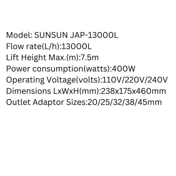 SUNSUN JAP-13000L