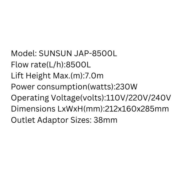 SUNSUN JAP-8500L