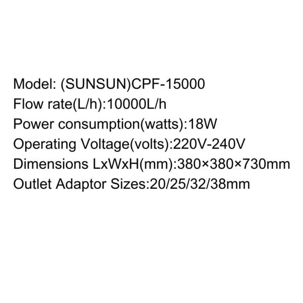 SUNSUN Pond Filter – CPF Series