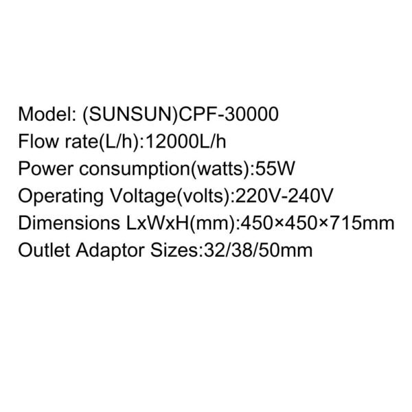SUNSUN Pond Filter – CPF Series