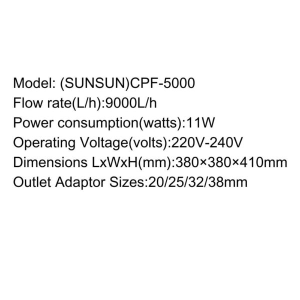 SUNSUN Pond Filter – CPF Series