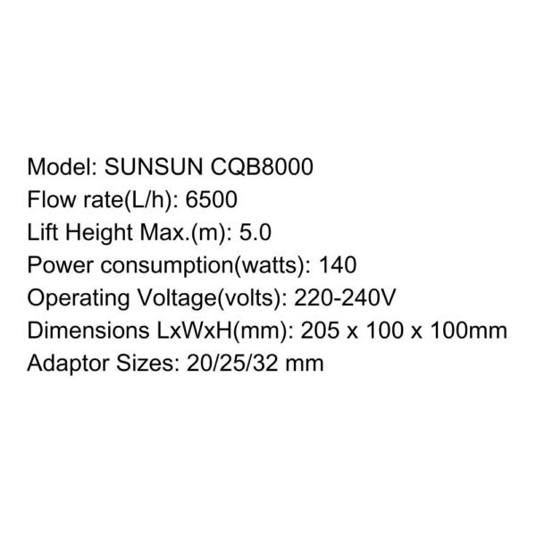 SUNSUN Submersible Pump – CQB Series