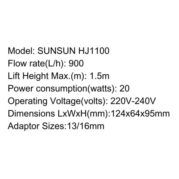 SUNSUN Submersible Pump - HJ Series