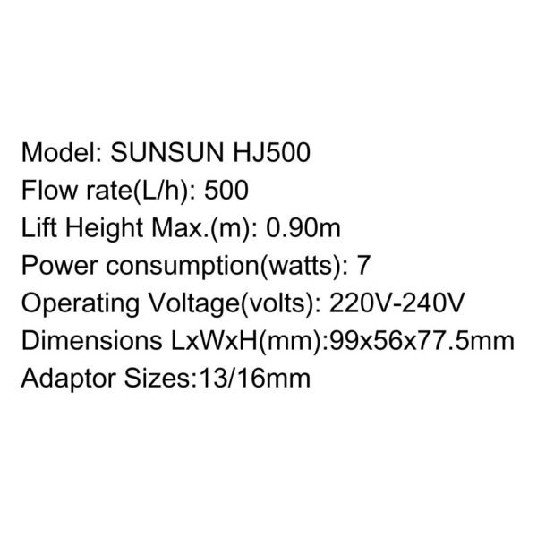 SUNSUN Submersible Pump - HJ Series