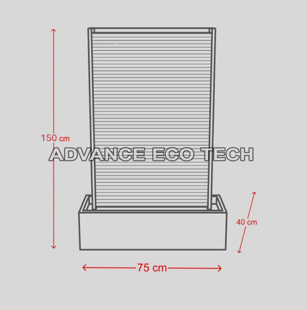 Whispering Wall Tall water feature Whispering Wall Tall water feature
