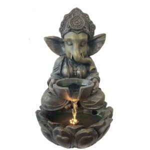Lotus Harmony Ganesha Water Fountain