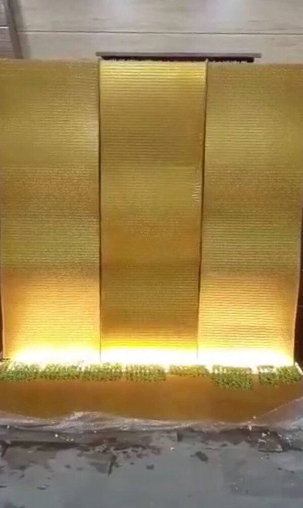 Custom acrylic wall panel water feature (Deposit)