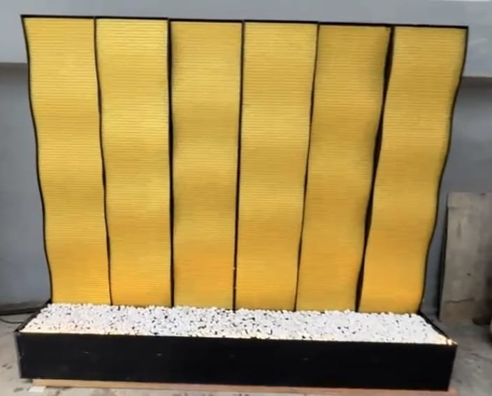 Custom acrylic wall panel water feature (Upon Fabrication)
